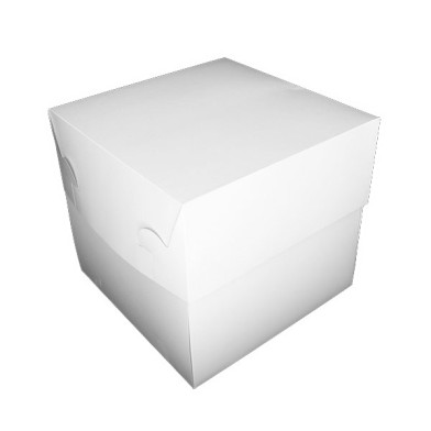 Λευκό Κουτί Μεταφοράς Τούρτας υψηλής ποιότητας 35x35xΥ33εκ
