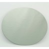 3" Silver-White Double Face Round Cut Edge Cake Cards (1,5mm Thick) 1pc.