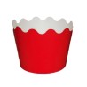 Small Cupcake Cups with anti-stick Baking Sheet D5,7xH4cm. - Red 20pc