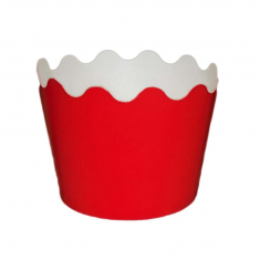 Κυπελάκια Cupcakes με καραμελόχαρτο Μικρά Δ5,7xΥ4εκ. - Κόκκινο - 20τεμ