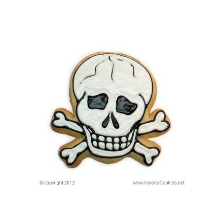 Metallic Cookie Cutter Skull & Crossbones