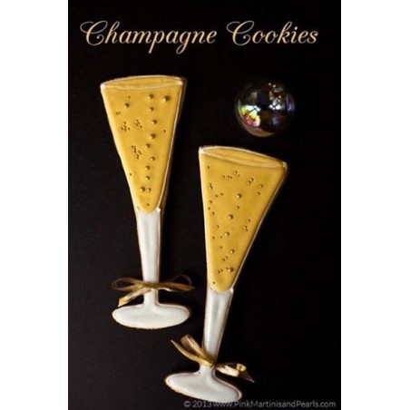 Champagne Glass Cookie Cutter 5in.
