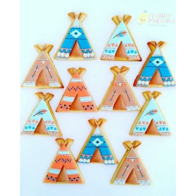 Teepee Cookie Cutter 4 in