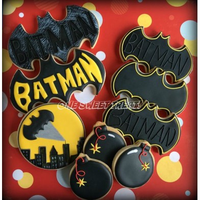 Bat Sign Plast-Clusive Cookie Cutter 4.5"