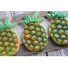 Large Pineapple Metallic Cookie Cutter