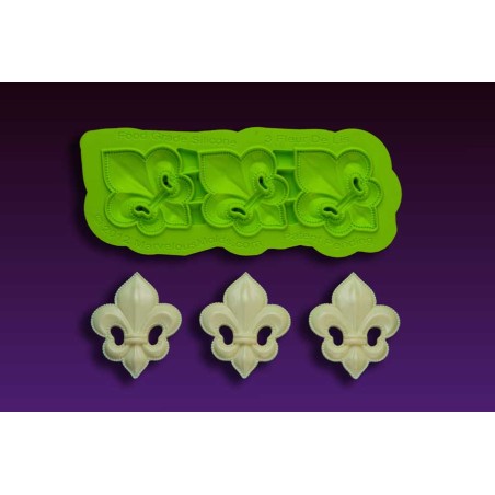 3 Fleur De Lis Mold