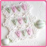 Katy Sue Moulds - Decorative Plaque - Rectangle Hearts 