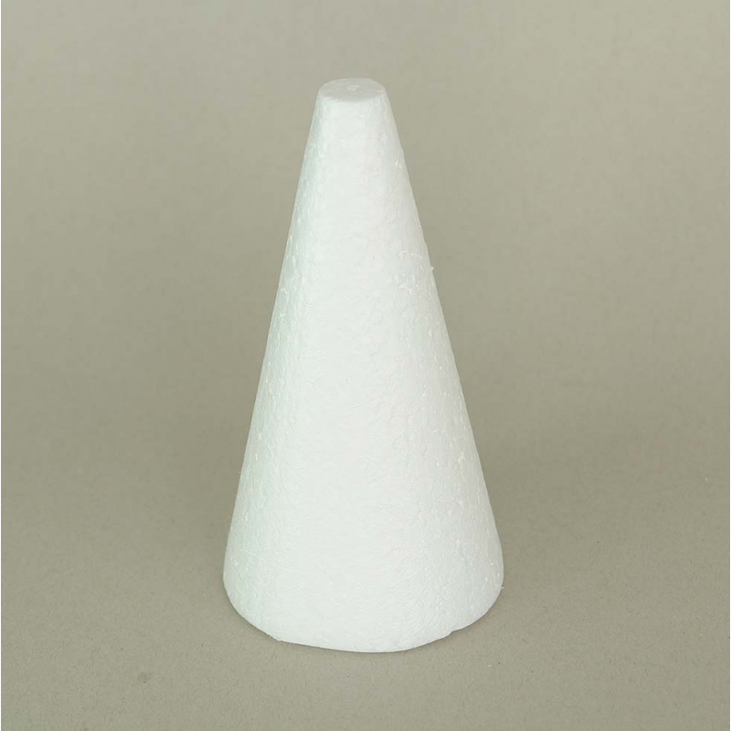 Styrofoam for Dummy cakes Cone D08xY15cm