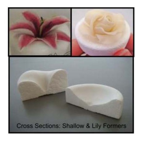 Reusable Formers for sugar flowers by Cel