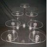 Round Cake Stand for 7 Cakes