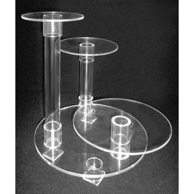 Round Cake Stand for Four Cakes