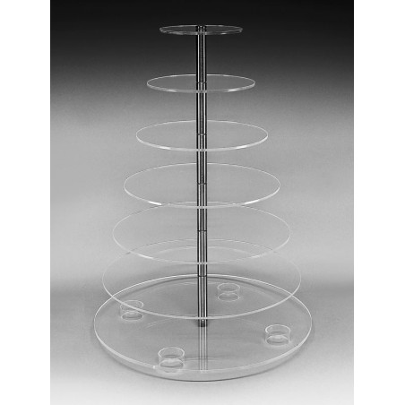Luxury Round Stand with Seven Floors 40cm