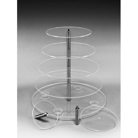Luxury Round Stand with Seven Floors 45cm