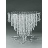 Round Crystal Stand for Cakes 25cm