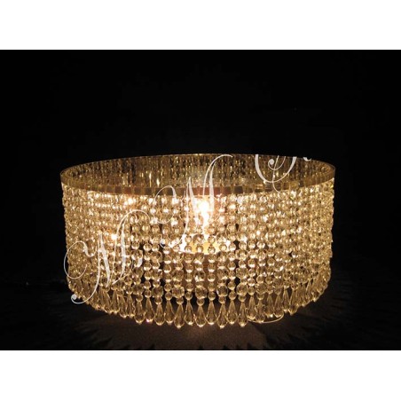 Round LUX Stand with Crystals 35cm