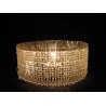 Round LUX Stand with Crystals 35cm