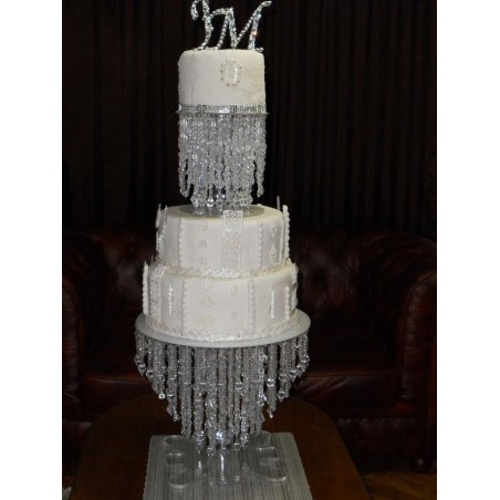 Round Crystal Stand for Cakes 30cm