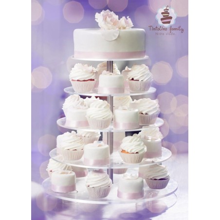Five floor Cake & Cupcake Stand