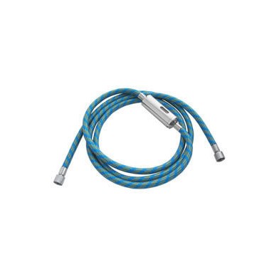 Blue Airbrush hose 1,80m - G1/8-G1/8 with in-line filter