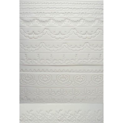 Κουπάτ Σετ Διάφορα Σχέδια/Κεντήματα για Πλαινά Τούρτας (Embroidery Embosser Set)