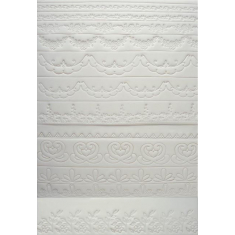 Κουπάτ Σετ Διάφορα Σχέδια/Κεντήματα για Πλαινά Τούρτας (Embroidery Embosser Set)