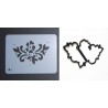 Κουπάτ Σετ Στένσιλ και Κουπάτ - Μπουμπούκι & Κορδέλα (Stencil / Cutter - Blossom And Scroll)