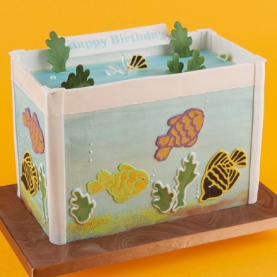 Κουπάτ Σετ Στένσιλ και Κουπάτ - Σετ Ψάρια Ενυδρείου (Stencil / Cutter - Fish Set)