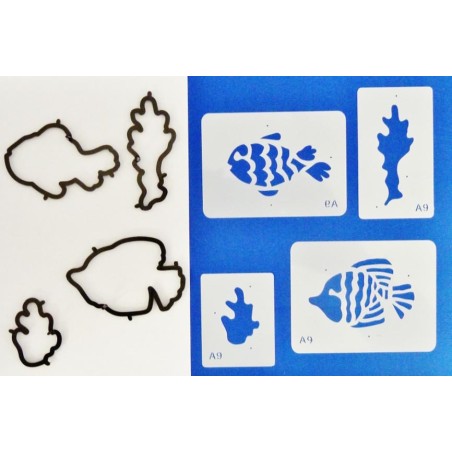Stencil / Cutter - Fish Set Cutter