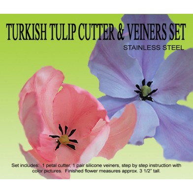 Turkish Tulip Cutter & Veiner Set