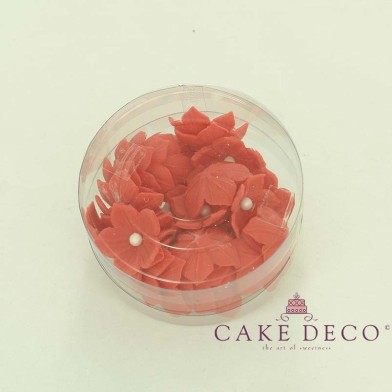 Cake Deco Red Petunia (30pcs)
