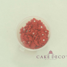Cake Deco Red Flowers (50pcs)