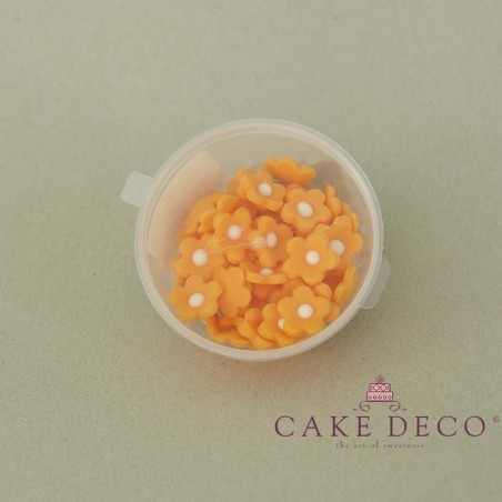 Cake Deco Orange Flowers (50pcs)