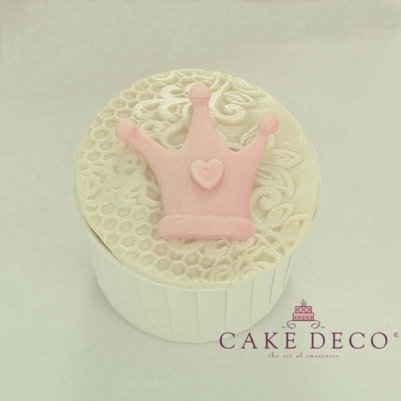 Cake Deco Babypink Royal Corona (12pcs)