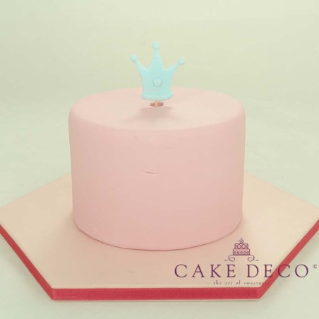 Cake Deco Skyblue Royal Corona (12pcs)