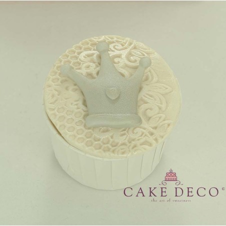 Cake Deco Silver Royal Corona (12pcs)
