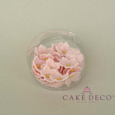 Cake Deco open Babypink Petunia with white pearl (30pcs)