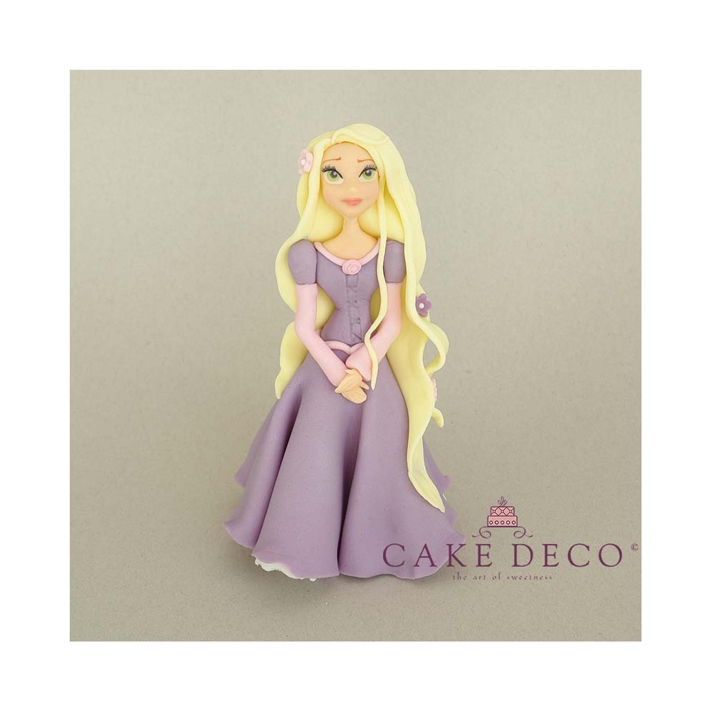 Cake Deco Pretty Princess With Long Blonde Hair Inspired By The