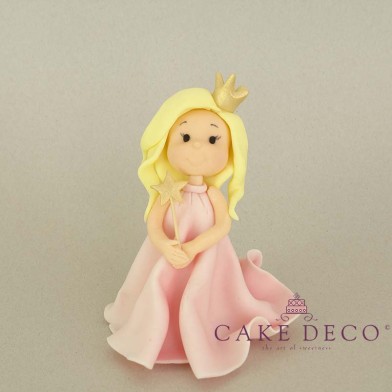 Cake Deco small Princess with blonde hair