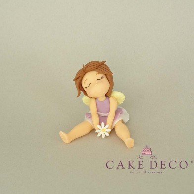 Cake Deco small Fairy with purple dress