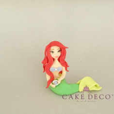 Cake Deco pretty Mermaid (inspired by the disney figure Ariel)