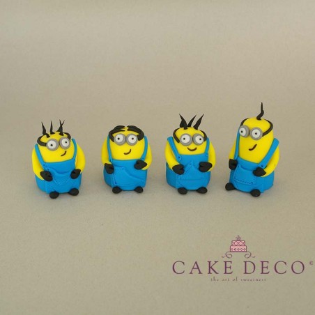 Cake Deco yellow mini figures (inspired by the cartoon Minions)