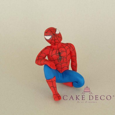 Ήρωας Αράχνη γονατιστός (εμπνευσμένο από τον ήρωα Spiderman)