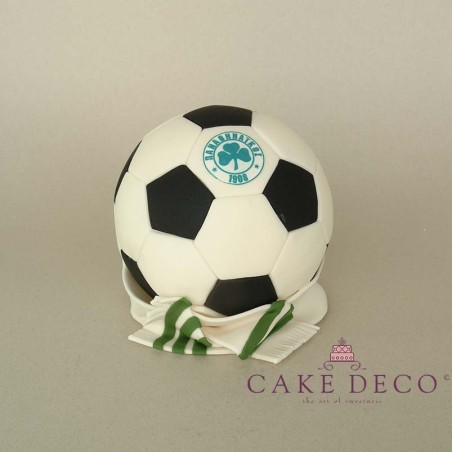 Cake Deco Football and Scarf of the Panathinaikos football team