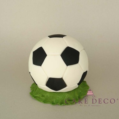 Cake Deco football on the grass