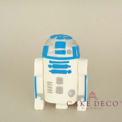 Cake Deco Robot (inspired by the Star Wars Robot R2D2)