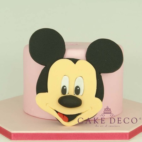 Cake Deco Label with Mouse (inspired by the Disney figure Mickey)