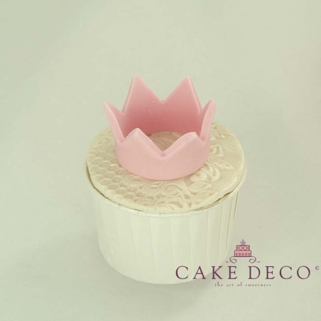 Cake Deco babypink Royal Corona (9pcs) 