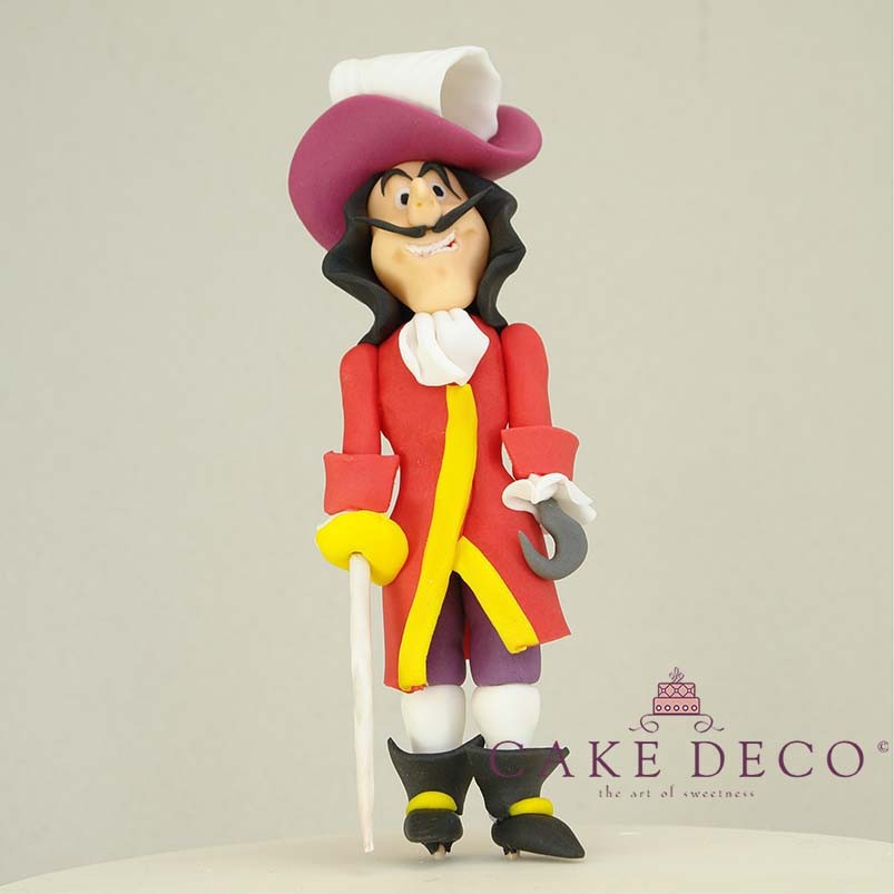 Cake Deco Pirate with red hat (inspired 