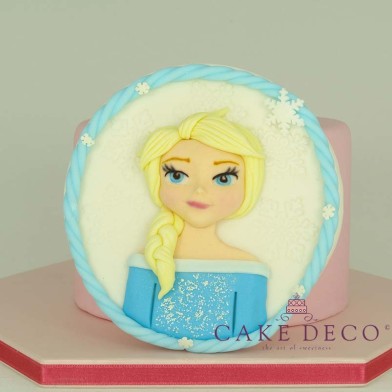 Cake Deco Label Princess of the ice (inspired by the Disney figure Elsa)