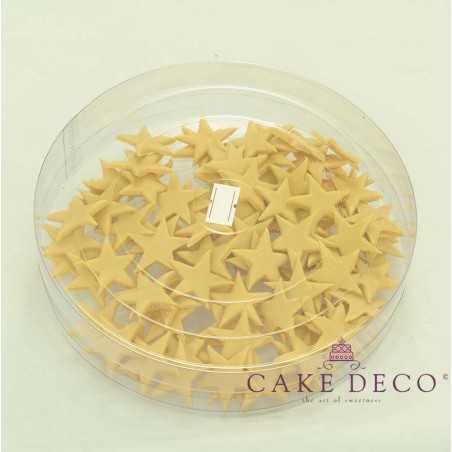 Cake Deco Large Gold Stars 3cm (10pcs)